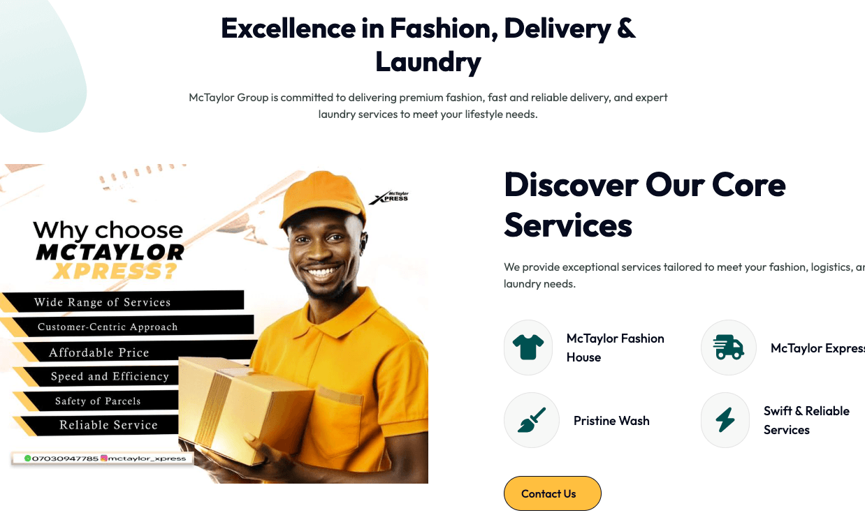 McTaylor Express Operations Platform