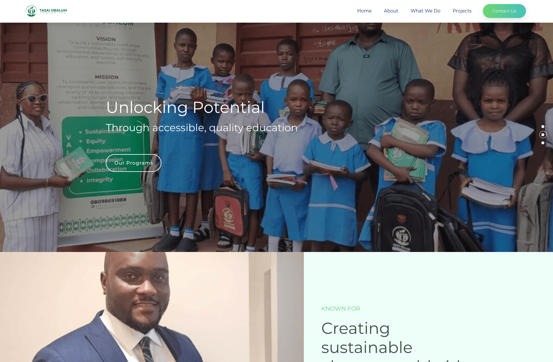 Tasai Obalum Foundation NGO Platform